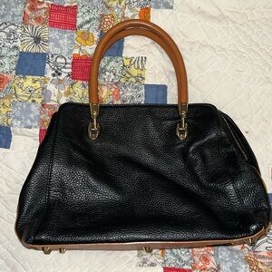 Valentina leather satchel purse